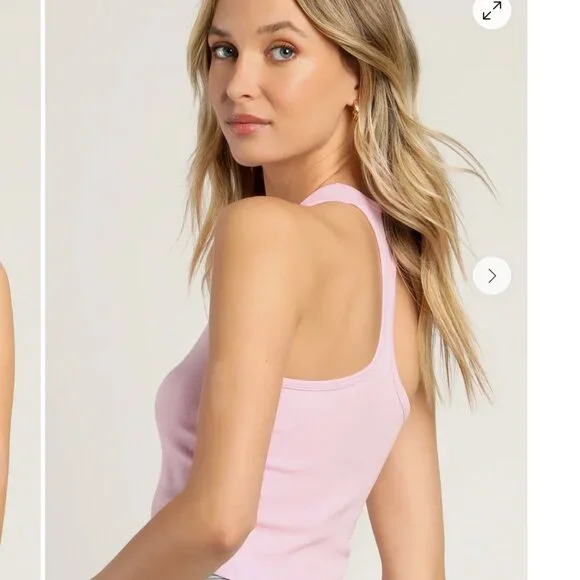 Free People Hayley Racerback Brami Crop Top - Picture 2 of 2